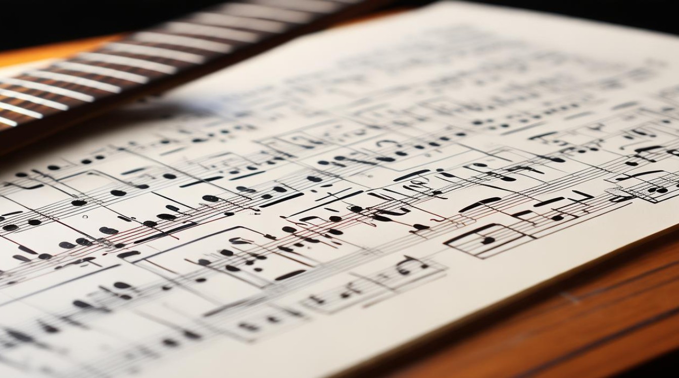 敲弦吉他譜，吉他譜敲弦符號(hào)