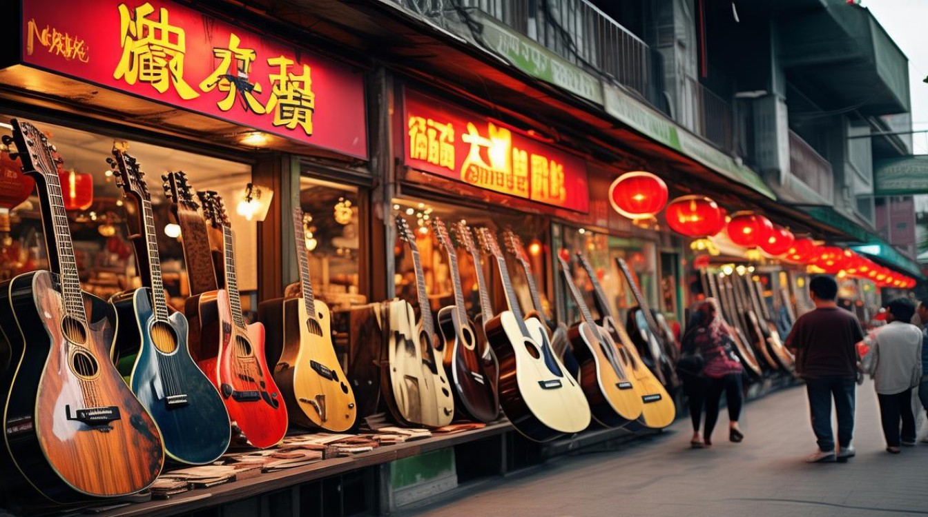 成都賣吉他，成都賣吉他一條街
