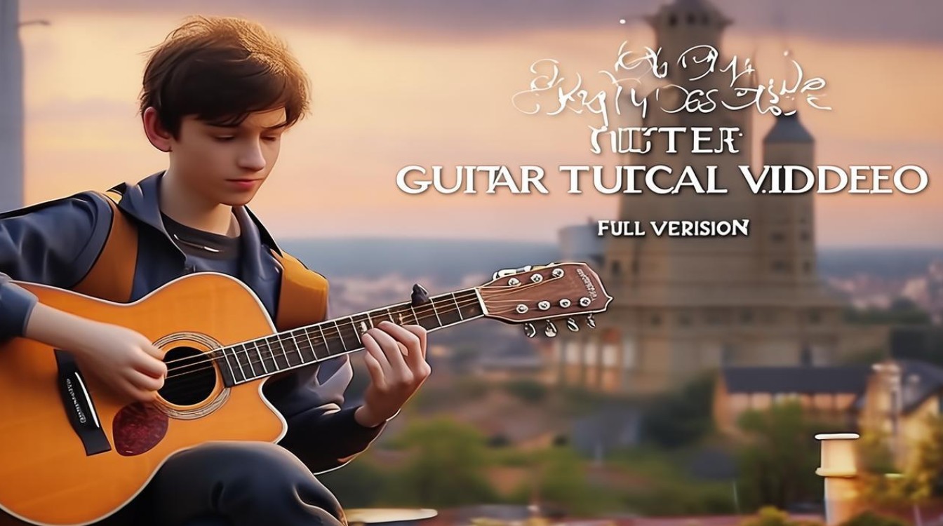 天空之城吉他教學(xué)視頻，天空之城吉他教學(xué)視頻完整版