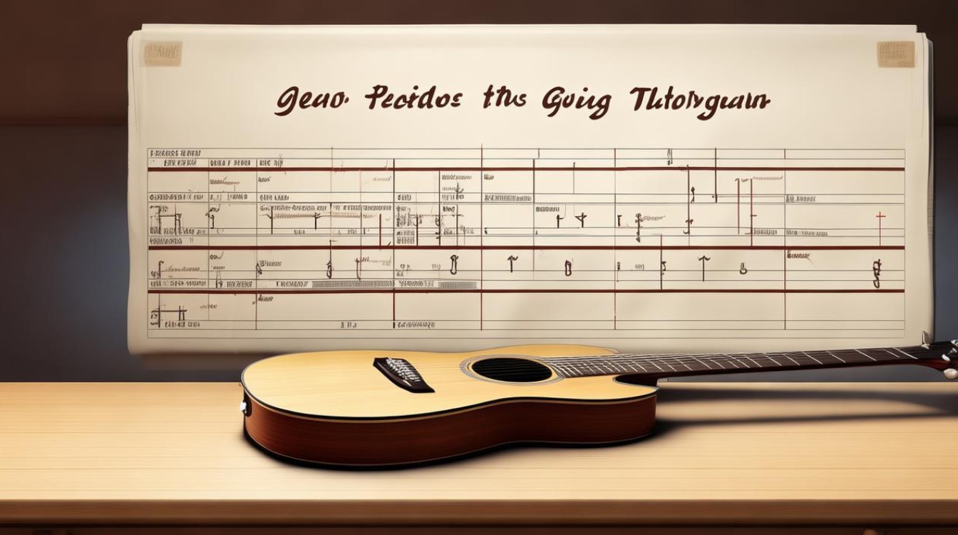 如何認識吉他譜，如何認識吉他譜六線譜