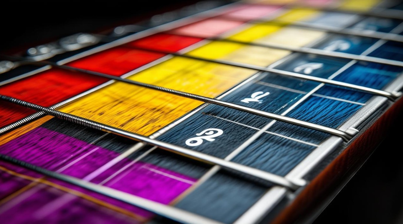 吉他弦123456如何分辨，吉他弦123456如何分辨顏色