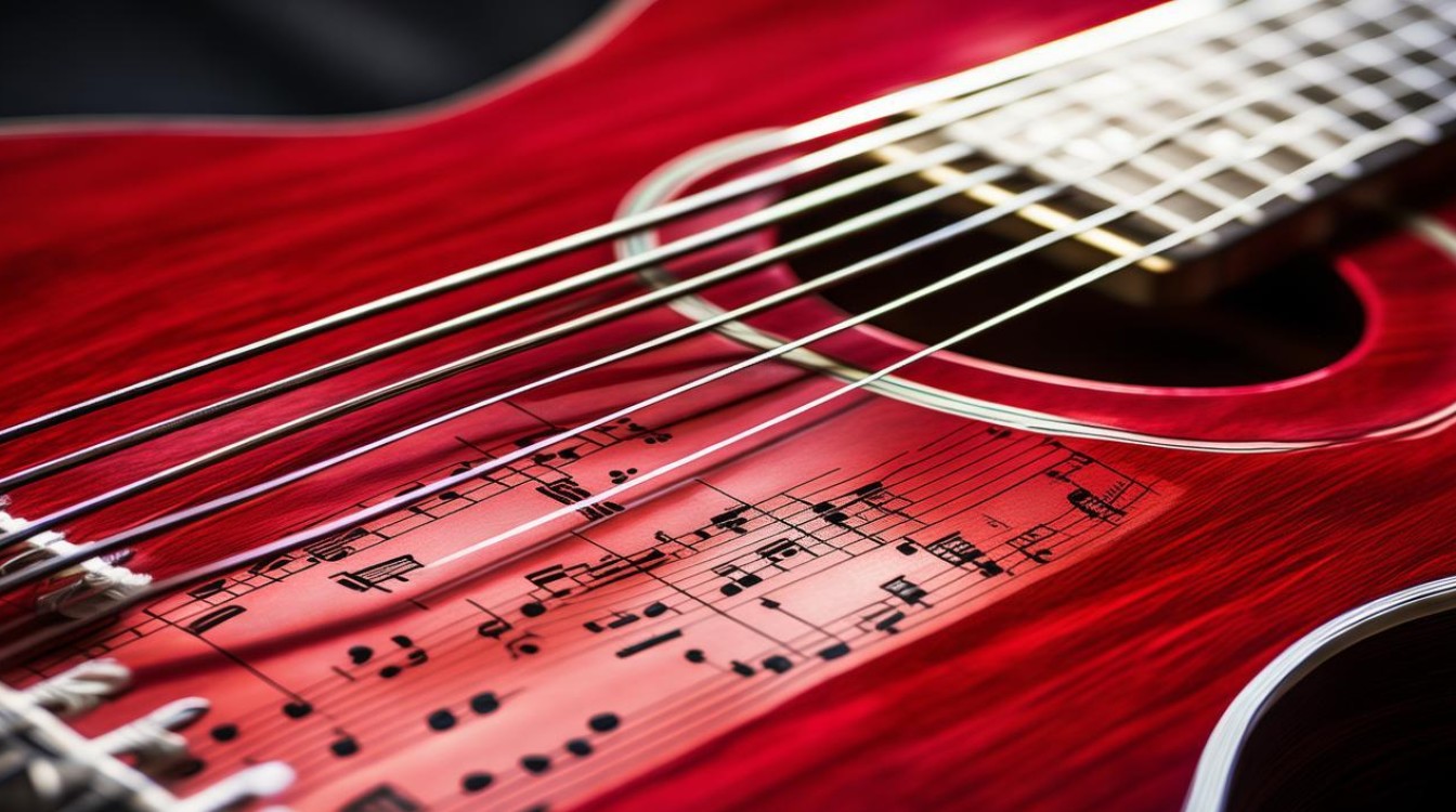 紅模仿吉他，紅模仿吉他譜